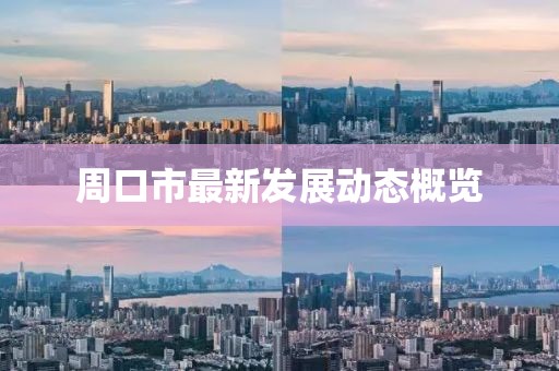 周口市最新发展动态概览