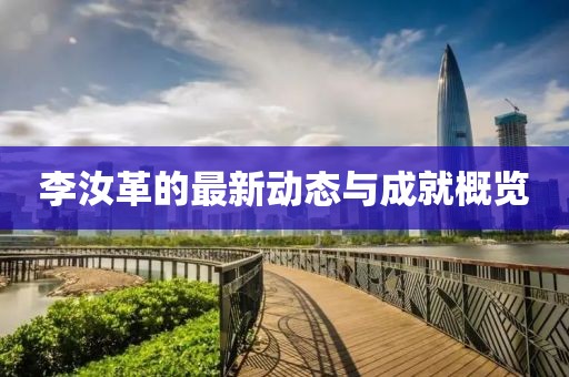 李汝革的最新动态与成就概览