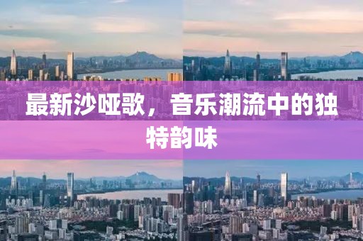 最新沙哑歌，音乐潮流中的独特韵味