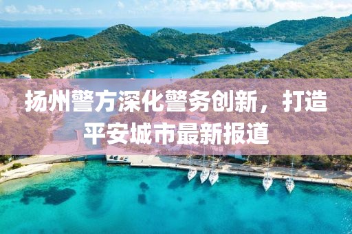 扬州警方深化警务创新，打造平安城市最新报道