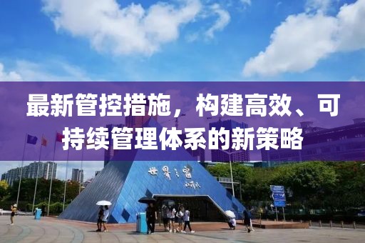 最新管控措施，构建高效、可持续管理体系的新策略