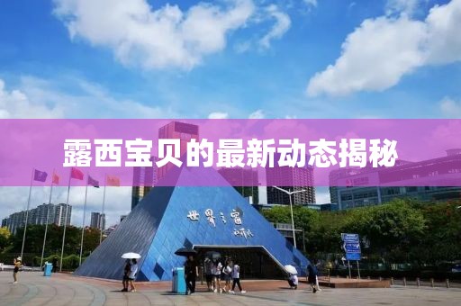 露西宝贝的最新动态揭秘