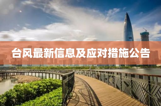 台风最新信息及应对措施公告