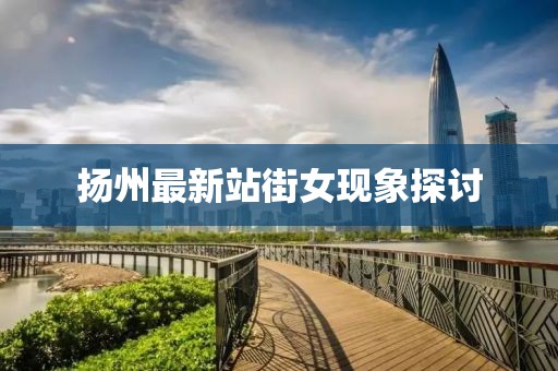 扬州最新站街女现象探讨