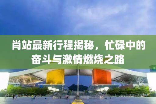 肖站最新行程揭秘，忙碌中的奋斗与激情燃烧之路