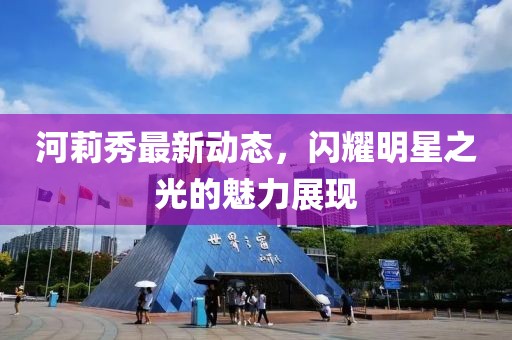 河莉秀最新动态，闪耀明星之光的魅力展现