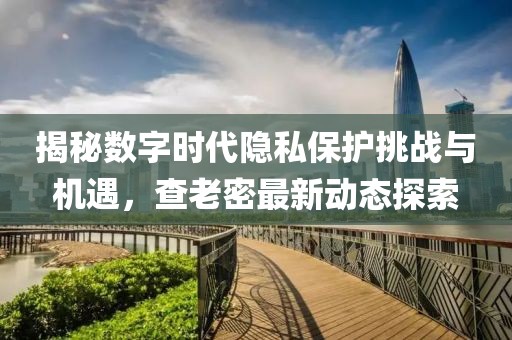 揭秘数字时代隐私保护挑战与机遇，查老密最新动态探索