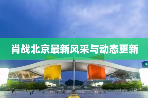 肖战北京最新风采与动态更新