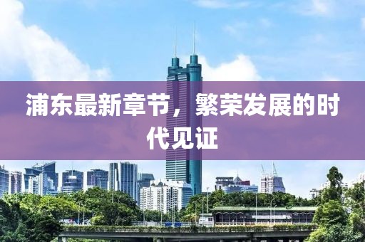 浦东最新章节，繁荣发展的时代见证