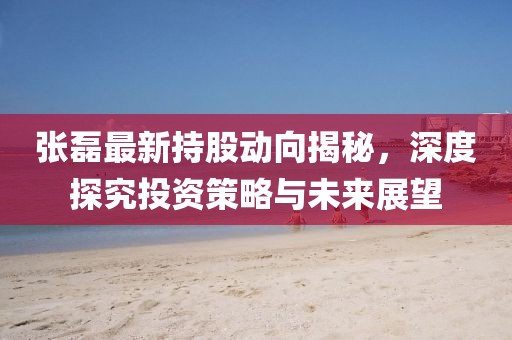 张磊最新持股动向揭秘，深度探究投资策略与未来展望
