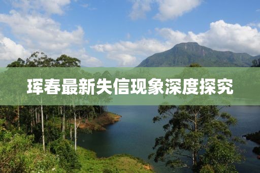 珲春最新失信现象深度探究