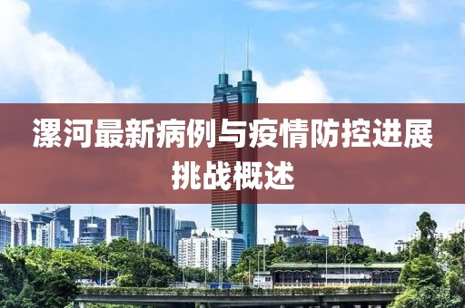漯河最新病例与疫情防控进展挑战概述