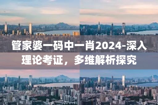 管家婆一码中一肖2024-深入理论考证，多维解析探究