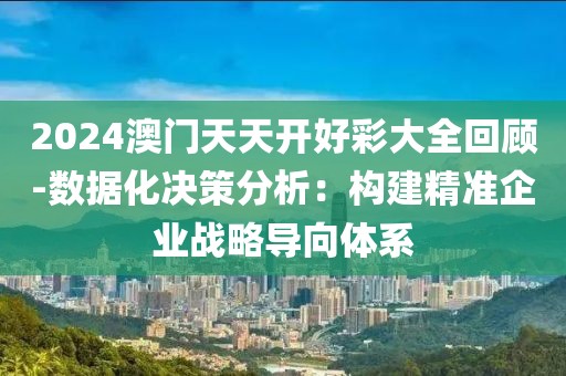 2024澳门天天开好彩大全回顾-数据化决策分析：构建精准企业战略导向体系