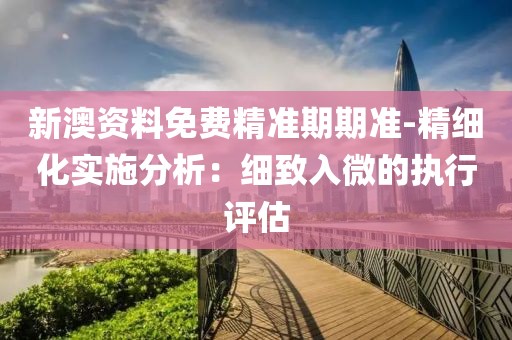 新澳资料免费精准期期准-精细化实施分析：细致入微的执行评估