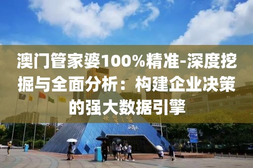 澳门管家婆100%精准-深度挖掘与全面分析：构建企业决策的强大数据引擎