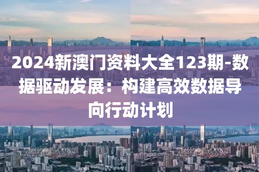 2024新澳门资料大全123期-数据驱动发展：构建高效数据导向行动计划