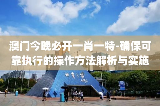 澳门今晚必开一肖一特-确保可靠执行的操作方法解析与实施
