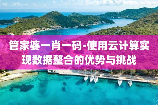 管家婆一肖一码-使用云计算实现数据整合的优势与挑战