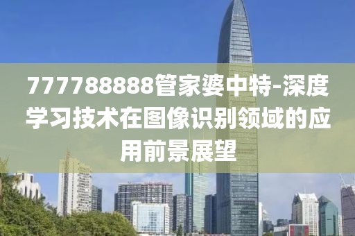 777788888管家婆中特-深度学习技术在图像识别领域的应用前景展望