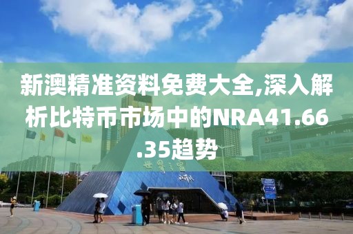 新澳精准资料免费大全,深入解析比特币市场中的NRA41.66.35趋势