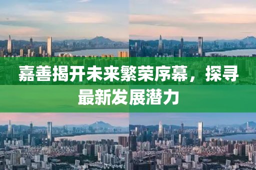 嘉善揭开未来繁荣序幕，探寻最新发展潜力