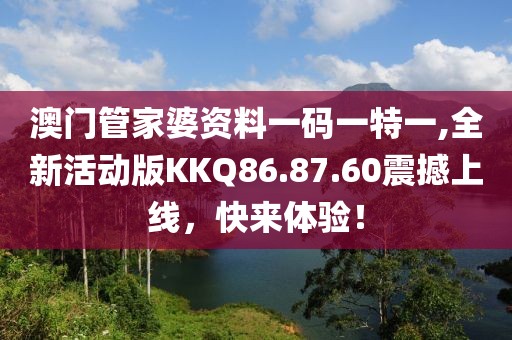 澳门管家婆资料一码一特一,全新活动版KKQ86.87.60震撼上线，快来体验！
