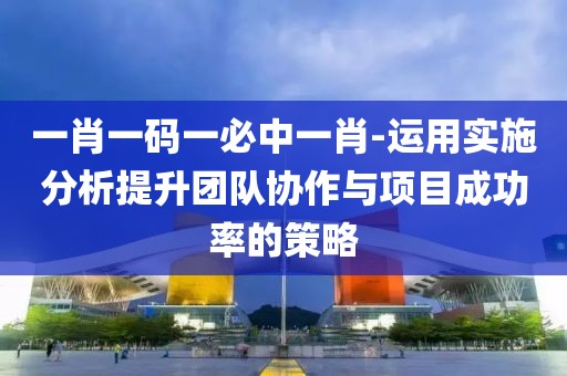 一肖一码一必中一肖-运用实施分析提升团队协作与项目成功率的策略