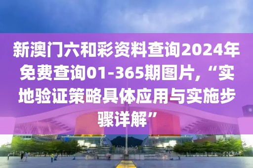 新澳门六和彩资料查询2024年免费查询01-365期图片,“实地验证策略具体应用与实施步骤详解”