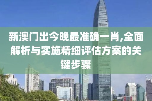 新澳门出今晚最准确一肖,全面解析与实施精细评估方案的关键步骤